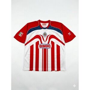 Reebok Jersey Mens Multi-Color Sz 2XL Chivas De Guadalajara 05-06' Bimbo Toyota